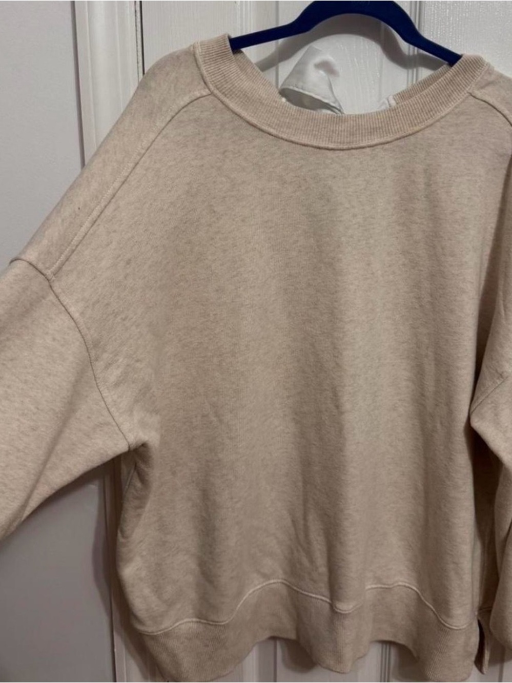 aerie Cream Crewneck Sweater